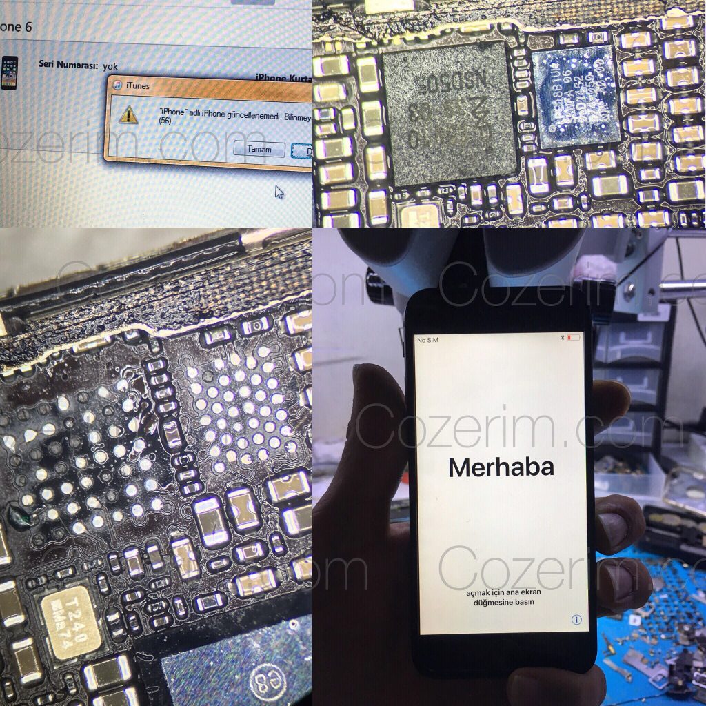 iPhone 56 Hatası Anakart Tamiri