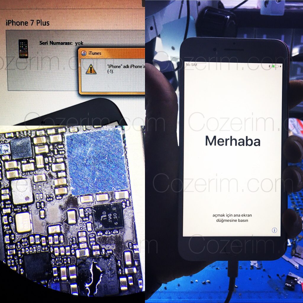iPhone 7 ve 7 Plus -1 Hatası Anakart Tamiri