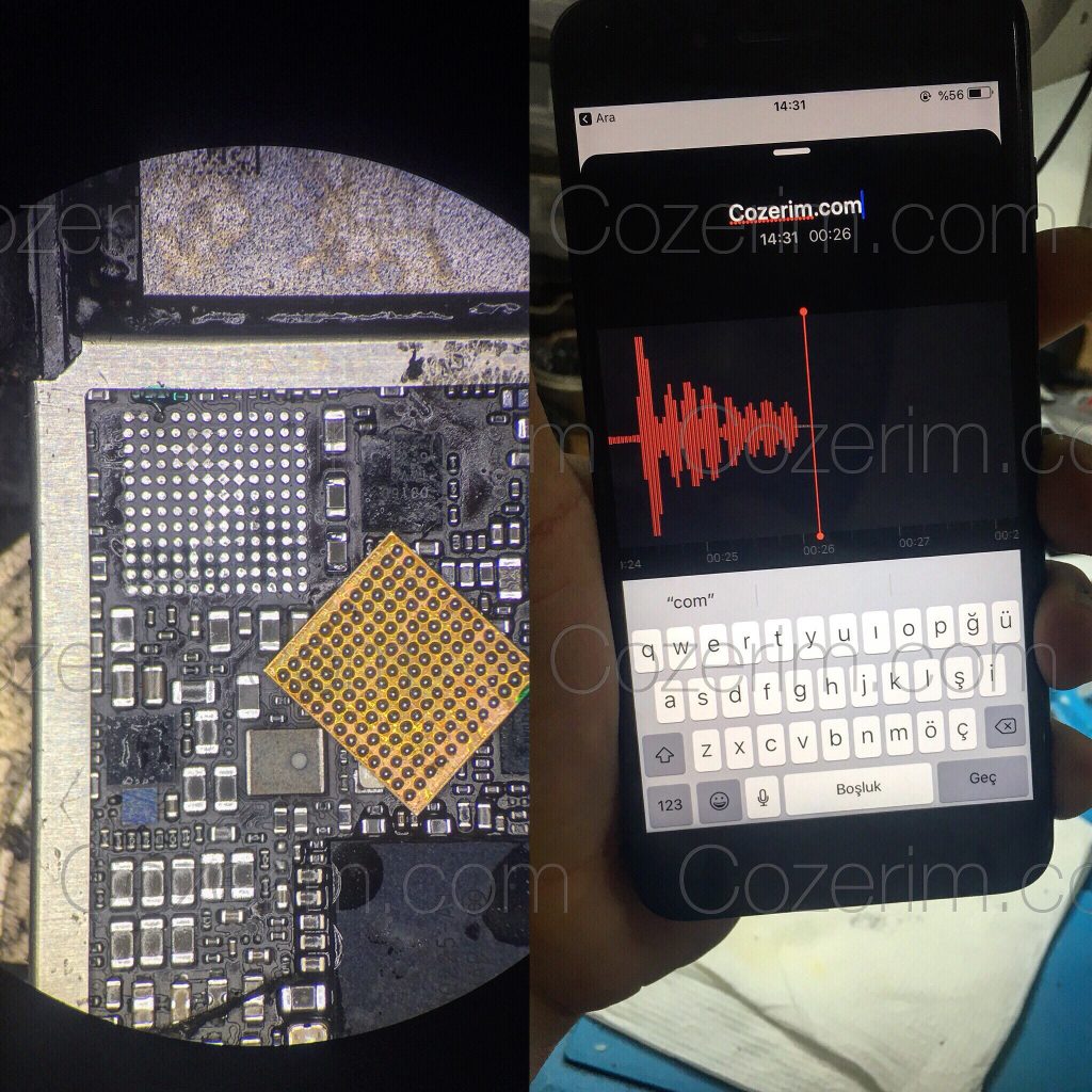 iPhone 7 Ses Entegresi Tamiri