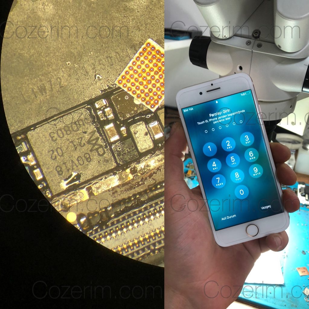 iPhone 8 Parola Yazıldıktan Sonra Reset Atıyor