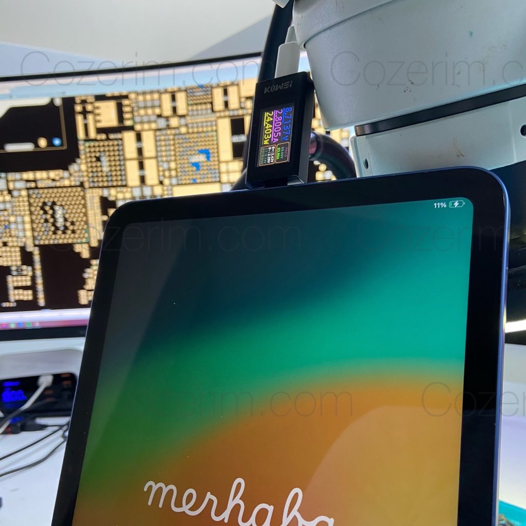 iPad 10. Nesil (A2696) Şarj Olmuyor Sorunu ve Şarj Entegresi Onarımı