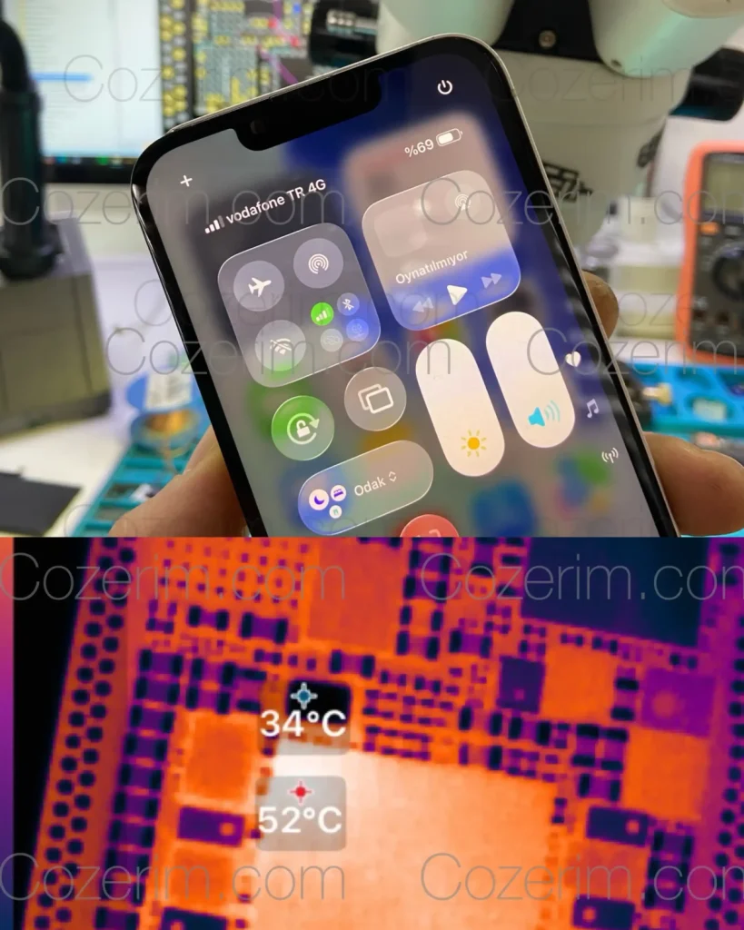 iPhone 13 Kısa Devre Açılmıyor Anakart Onarımı