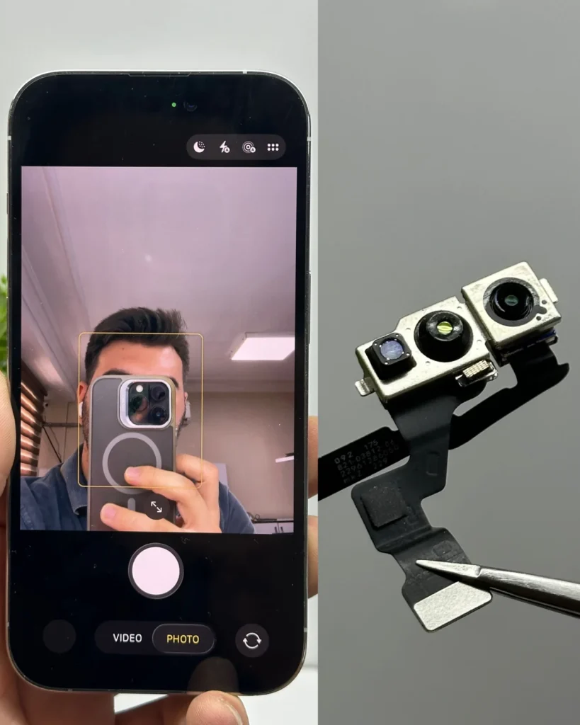 iPhone 14 Pro Ön Kamera Değişimi (Face ID Bozulmadan)