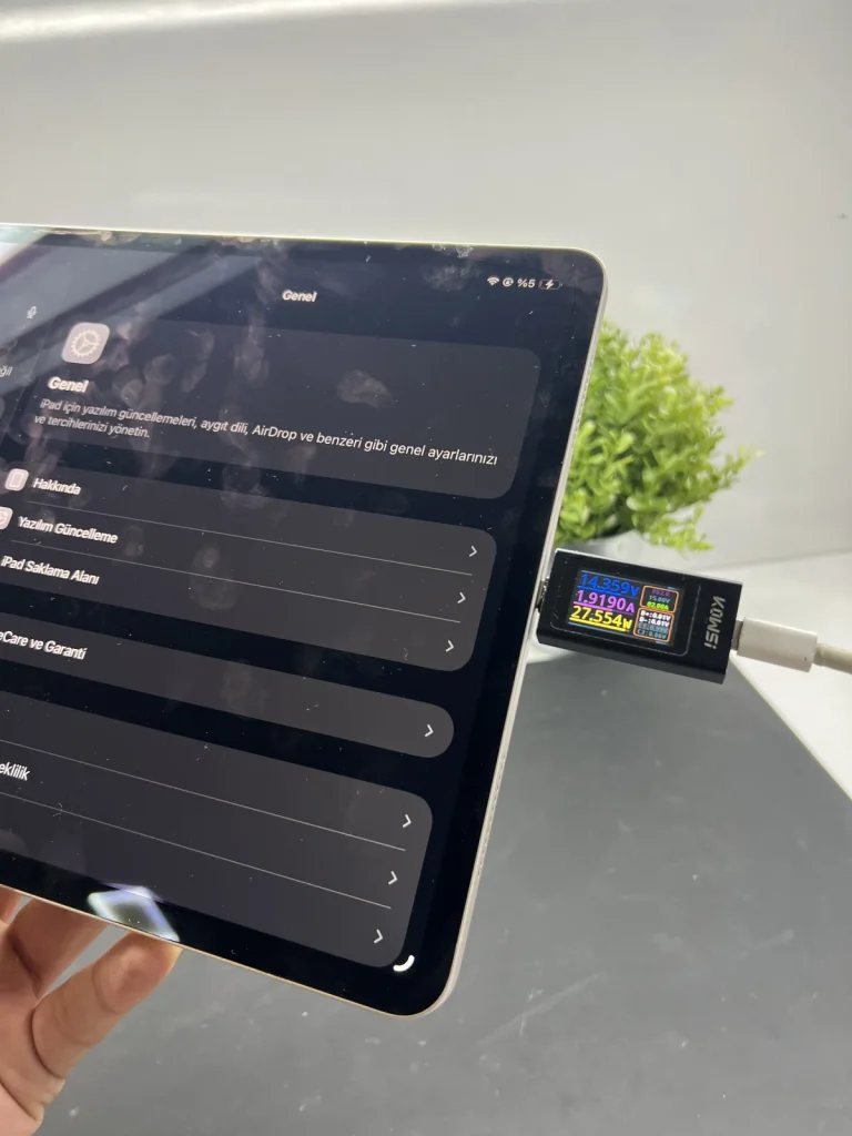 iPad Air 6 Açılmıyor Şarj Entegresi Değişimi
